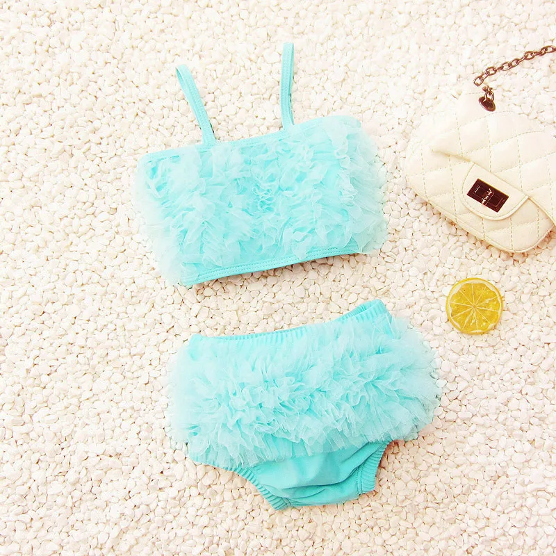 Детская бикини Детские для маленьких девочек ванный комплект оптовая продажа от