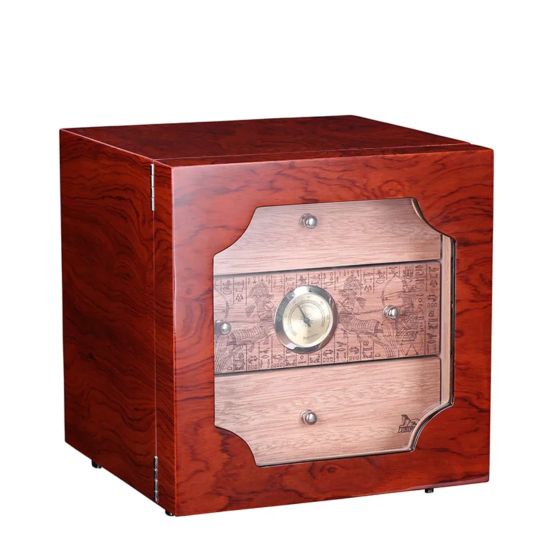 Красное вино глянцевая отделка пианино кедровая древесина алкоголизуют сигары