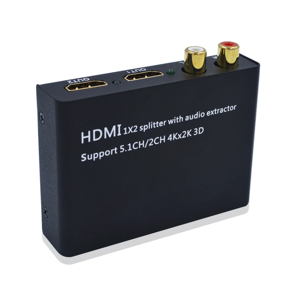 HDMI 1x2 сплиттер с аудио экстрактором конвертер для XBOX PS3 PS4 Smart HD сплиттер|Кабели HDMI|