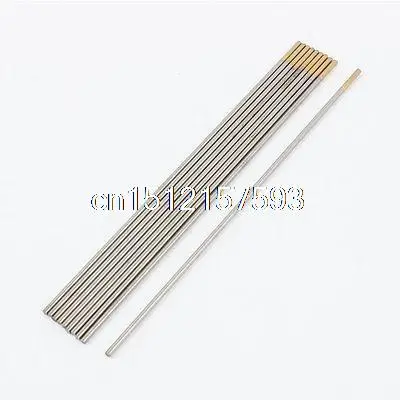 

10 Pcs WL15 TIG Welder 1.5% Lanthanated Tungsten Electrodes 3/32" x 7"