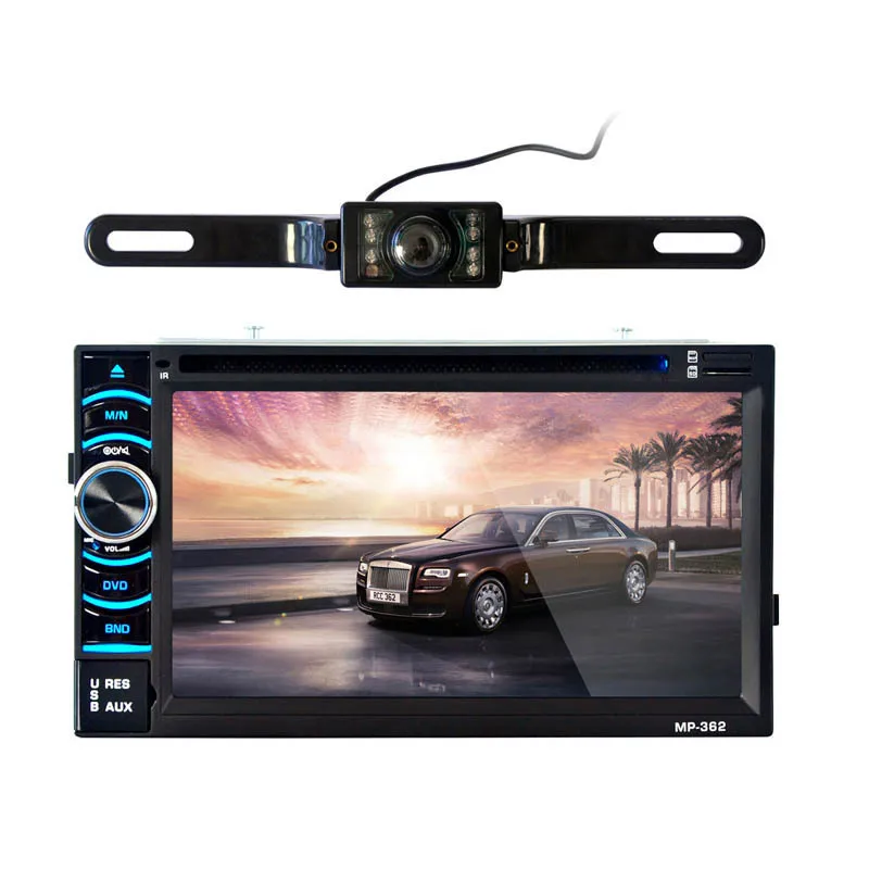 2018 Новинка с камерой заднего вида Bluetooth 2 din стерео Авто электроника в тире для