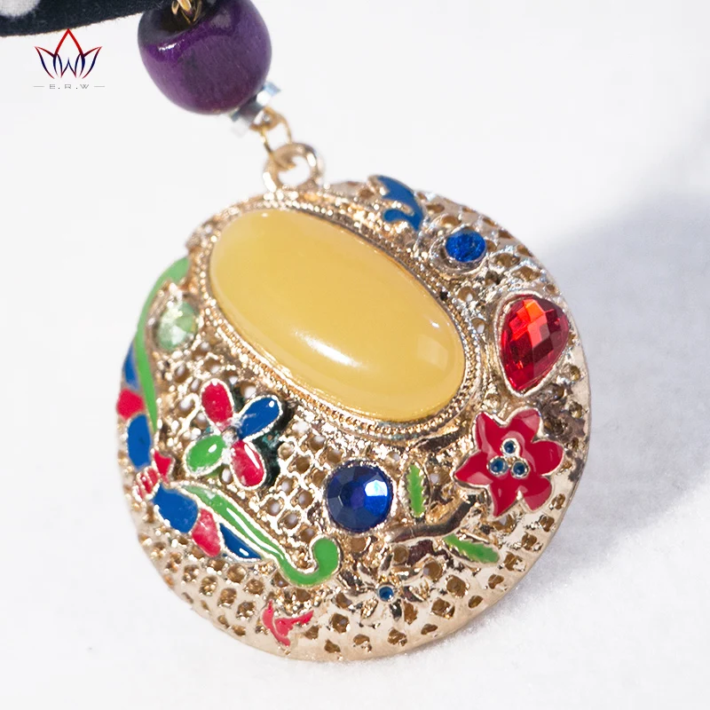 Африканская веревка подвеска колье ручной работы ожерелье ткань Анкара Кенте