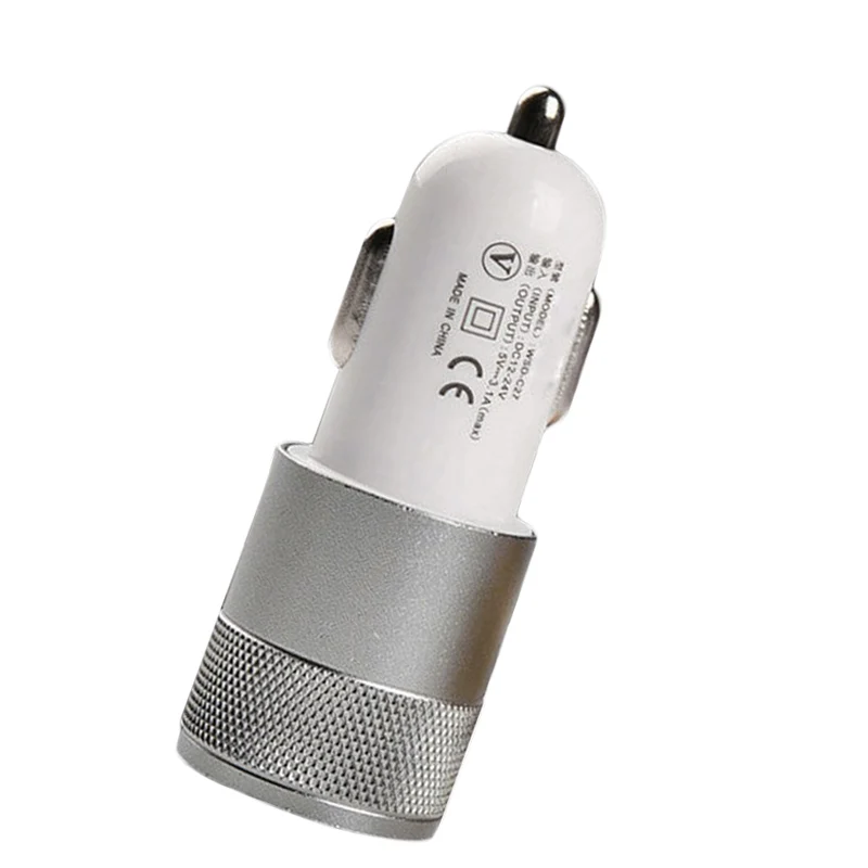 Универсальное автомобильное зарядное устройство с двумя выходами USB 12 24 В