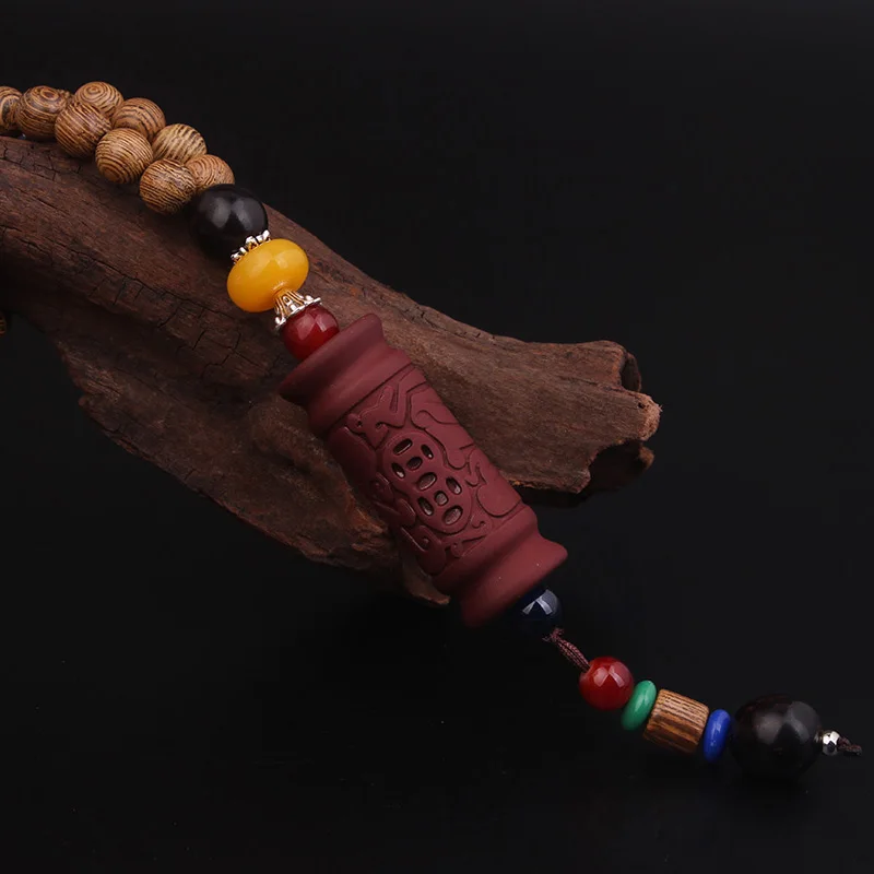 2 цвета модное винтажное ожерелье с плетением Будды тибетский этнический кулон