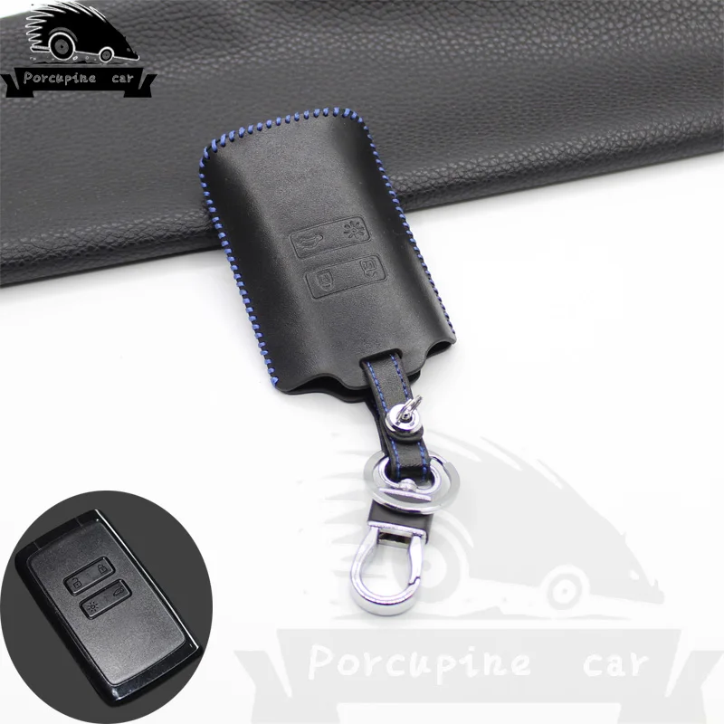 Чехол для автомобильного ключа из натуральной кожи чехол Renault Talisman Captur Koleos Card Clio
