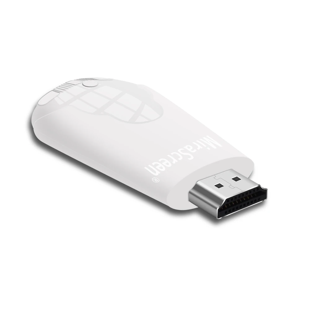 ТВ палка беспроводной WiFi Дисплей ключ поддержка 1080 P HD Miracast Airplay DLNA для Android IOS Телефон настольный ПК - Цвет: Белый