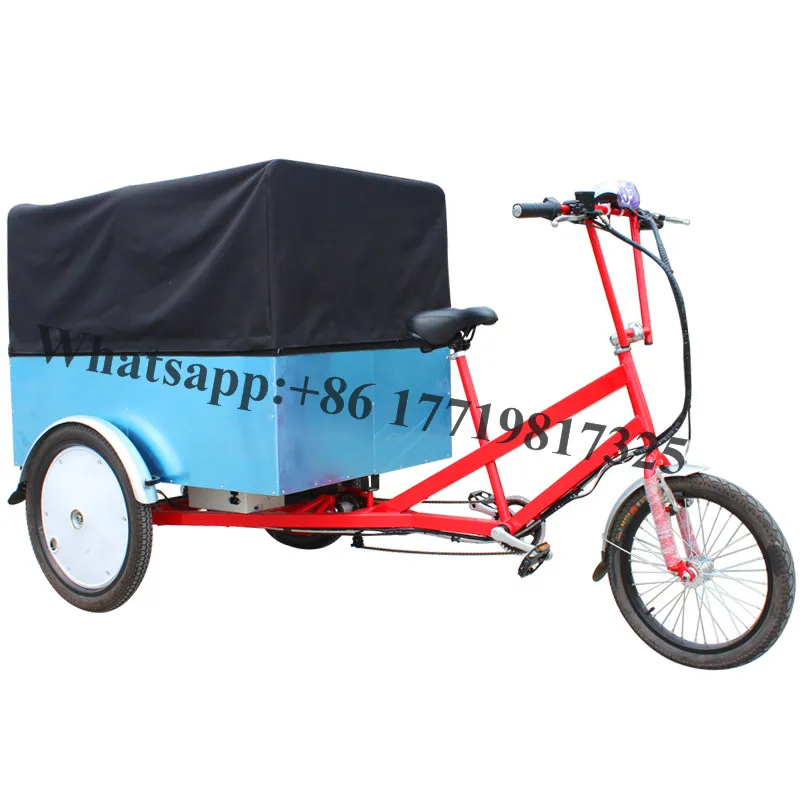 Трехколесный велосипедный трехколесный велосипед tlock Электрический грузовой
