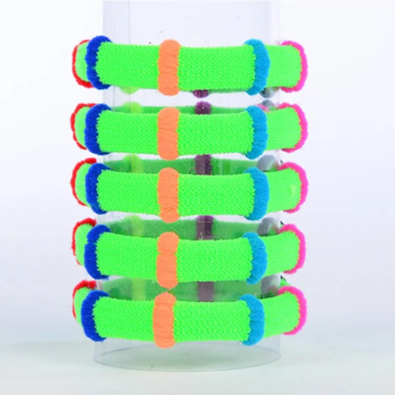 50Pcs/lot High Quality Girls Elastic Hair Bands Diameter 4 CM Accessories Rubber Rope Headwear For Women |