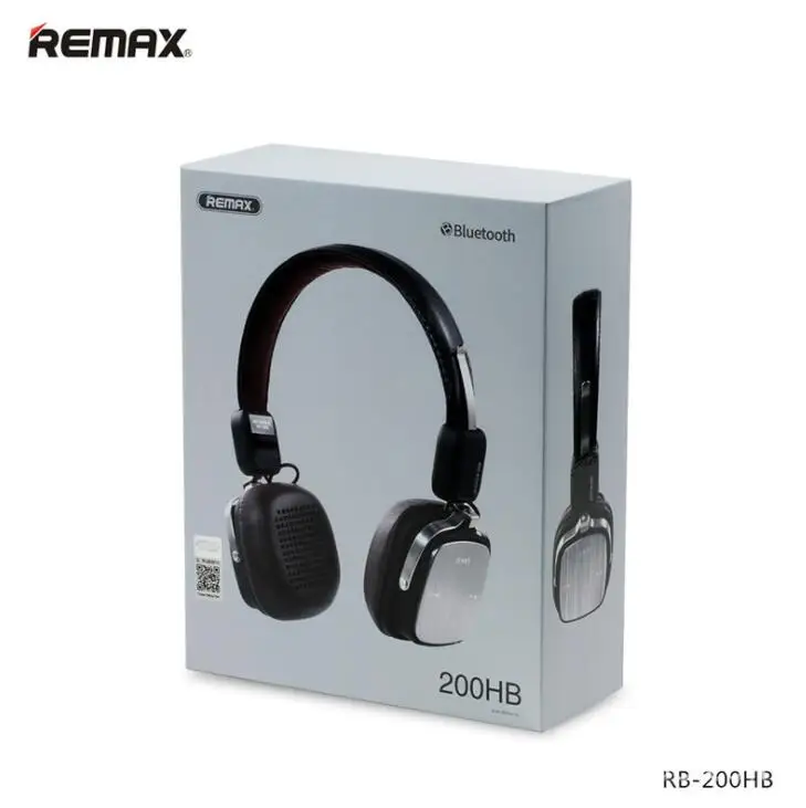 REMAX 200HB Беспроводная музыкальная Bluetooth гарнитура с HD микрофоном шумоподавление
