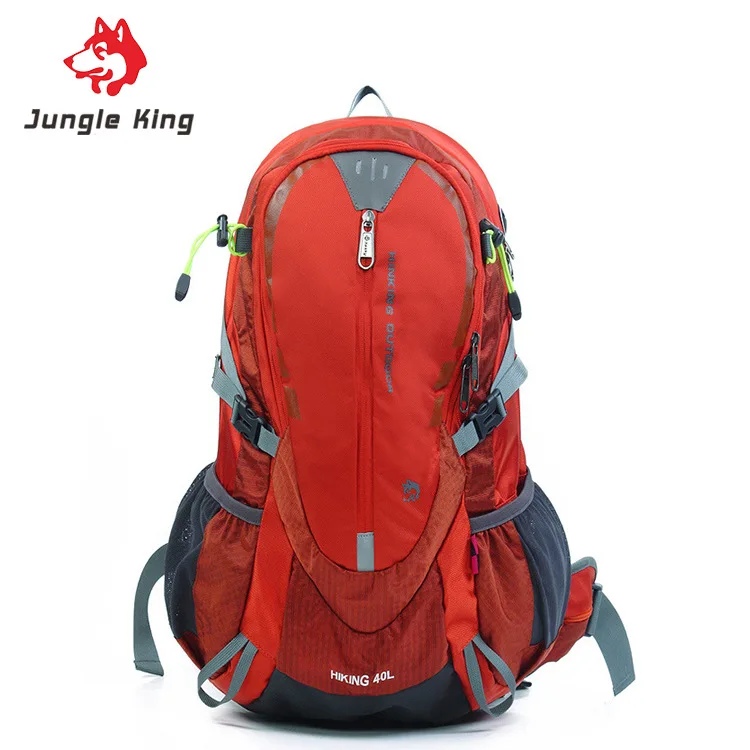 Jungle King  2017 new hiking nylon anti-tear waterproof outdoor climbing bag sports backpack 40L camping package student bag