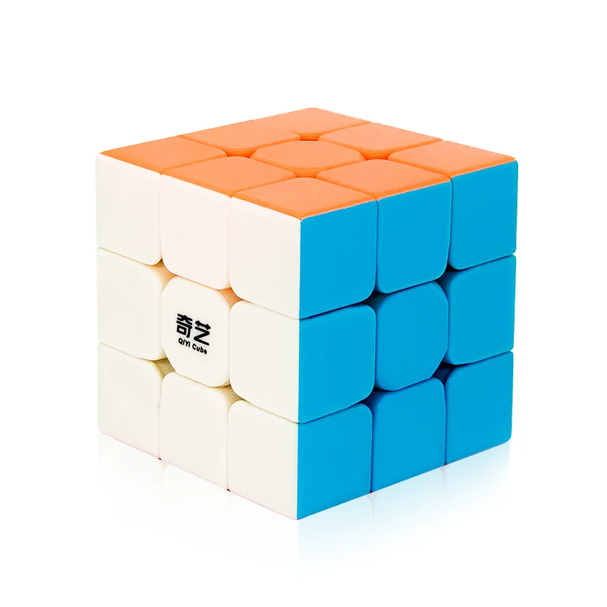 Кубик рубика Qiyi Warrior W 3x3x3 скоростной куб Stickerless Professional Magic Cube Пазлы красочные Развивающие игрушки для детей кубик рубик антистресс