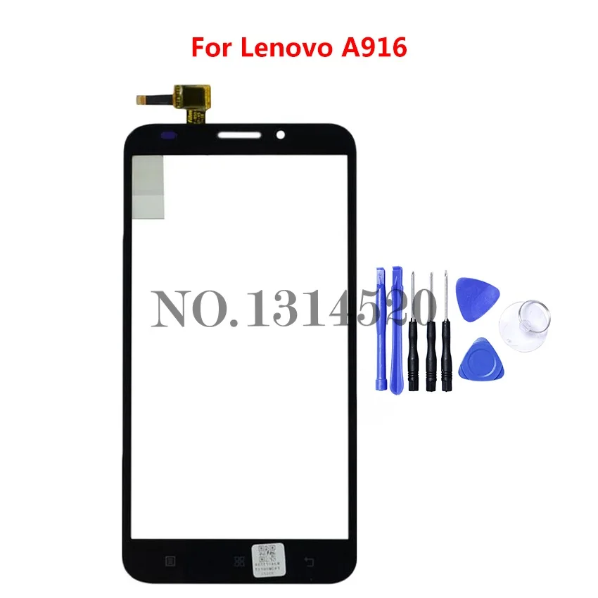 Дигитайзер сенсорной панели для Lenovo A916 100% испытано сенсорный экран Замена