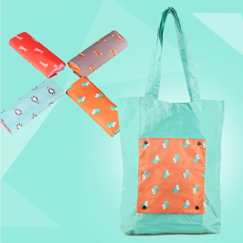 Youda новый мультфильм портативный сумки складной хозяйственная сумка удобный