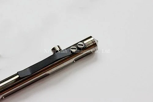 Титановая экшн-ручка TC4 EDC с длинным болтом 140 мм 45 г головкой из Hungsten для