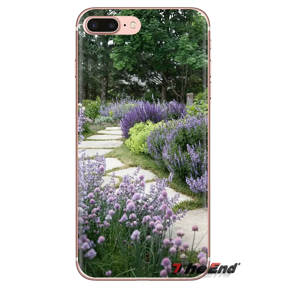 Силиконовый чехол для Huawei Nova 2 3 2i 3i Y6 Y7 Y9 Prime Pro GR3 GR5 2017 2018 2019 Y5II Y6II Лавандовый цветок