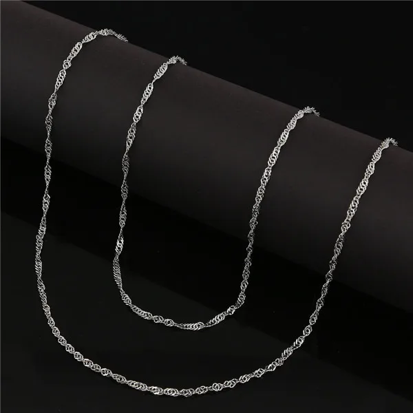 Винни дизайн ювелирные изделия латунная спиральная плетеная цепочка ожерелье