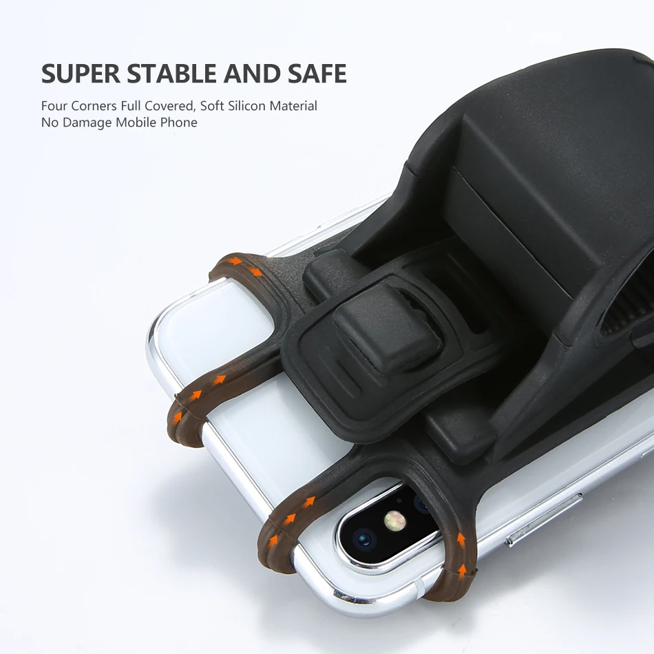 Нескользящая подставка держатель для телефона мобильного на велосипед и