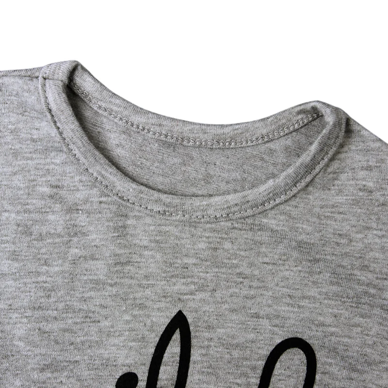 3 шт. Детская Хлопковая футболка штаны и розовое пальто | Мать ребенок