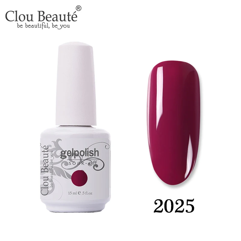 2025 Clou Beaute 131 цвет праймер гель лак замачиваемый УФ светодиодный Гель-лак для ногтей Полупостоянный Гель-лак Vernis набор УФ Гибридный гвоздь искусство - Цвет: 2025