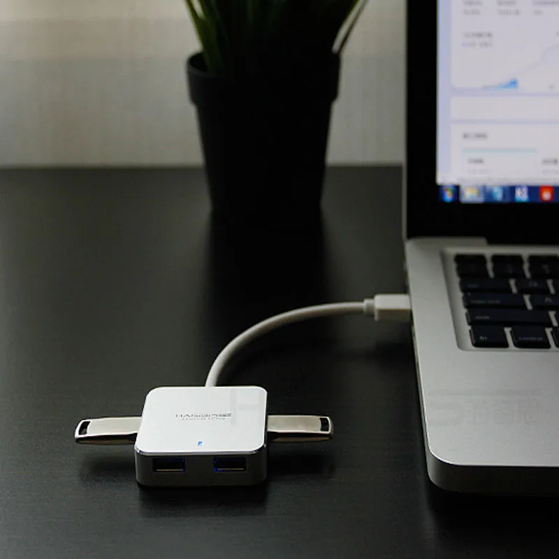 Концентратор Hagibis с 4 внешними портами USB 3 0 сверхскоростной Usb концентратор