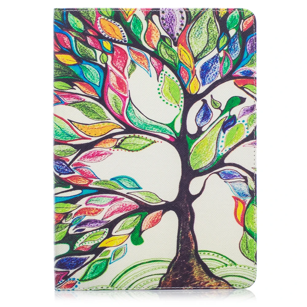 Модный Забавный Чехол книжка из искусственной кожи с мультяшным рисунком для iPad