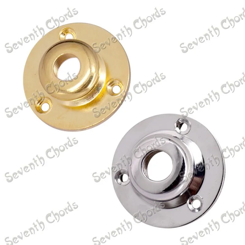 10 шт. замок для гитарного ремня круглые металлические фотопластины JackPlate крышка