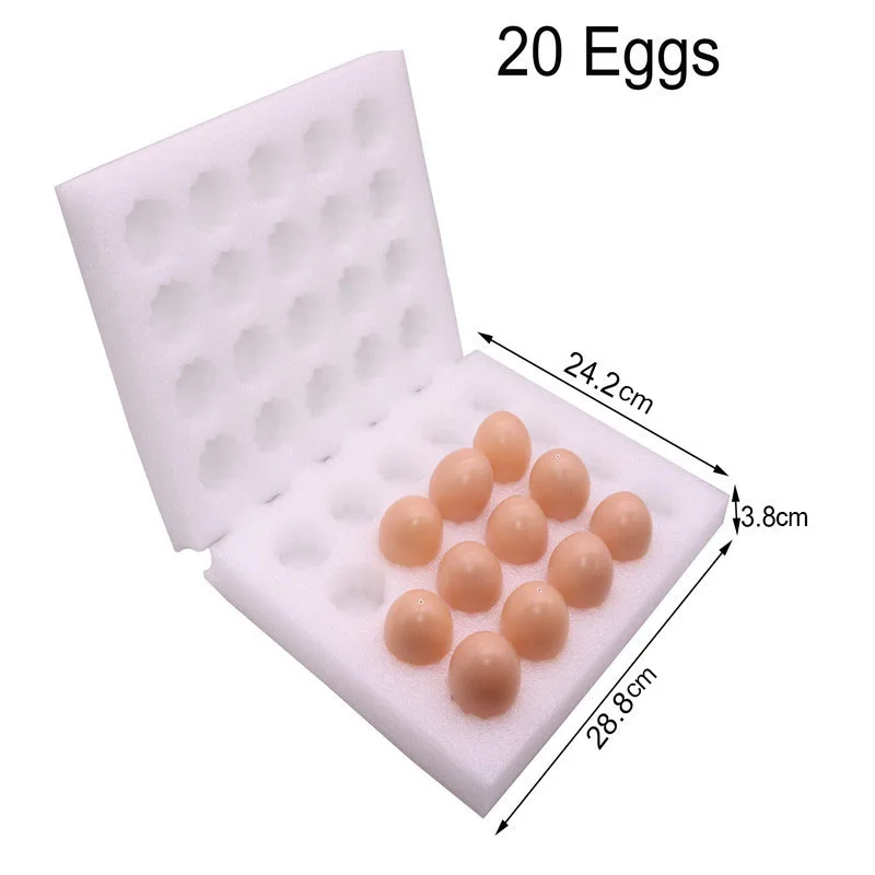 1 pcs 20 eggs 1 шт. лоток для яиц из 30/20/10 яиц 30 голубиные яйца упаковка контейнер для перевозки перламутровое волокно для вторичной переработки подарок коробка для яиц птицы расходные материалы - Цвет: 1 pcs 20 eggs