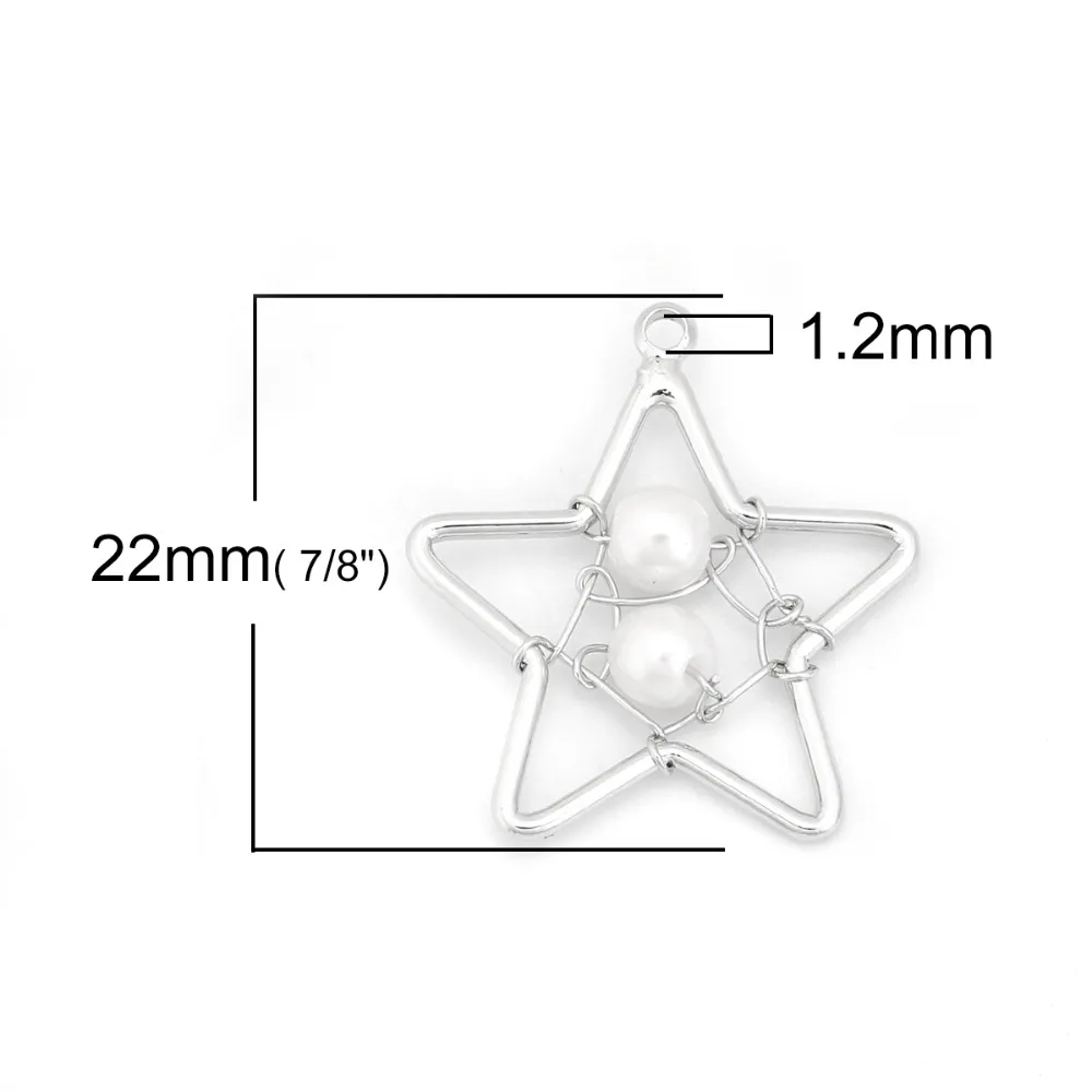 DoreenBeads модные ювелирные изделия DIY Подвеска акриловые и медные Металлические