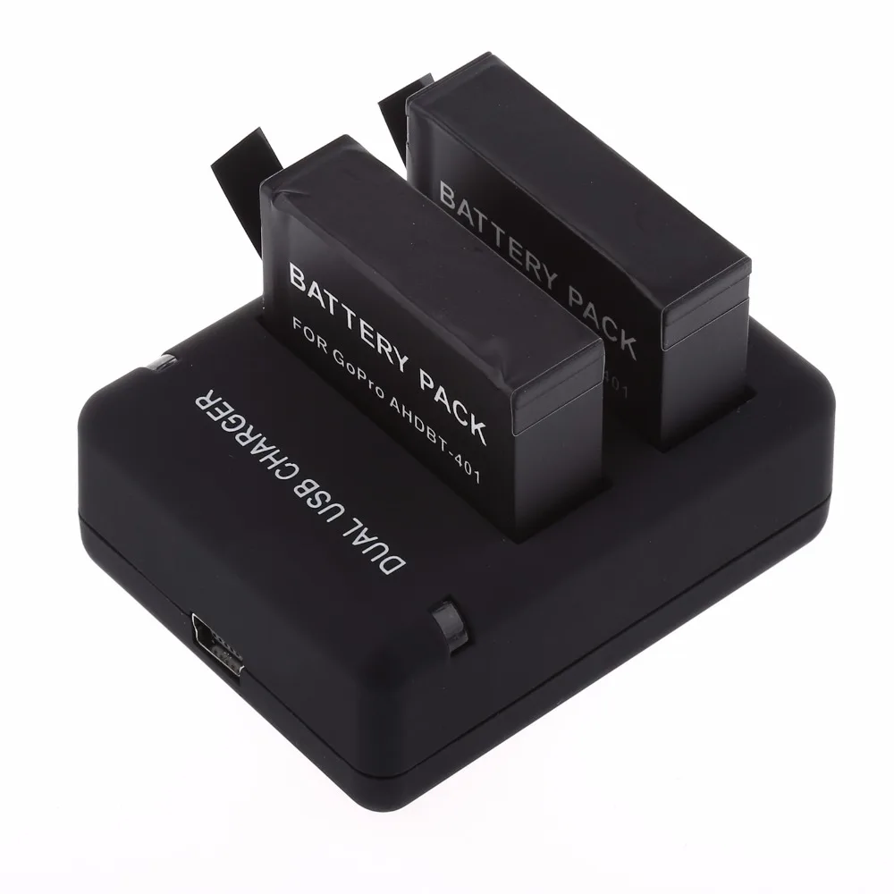 Аккумуляторная батарея для камеры 4x1600 мАч AHDBT-401 AHDBT 401 AHDBT401 GO PRO + домашнее зарядное