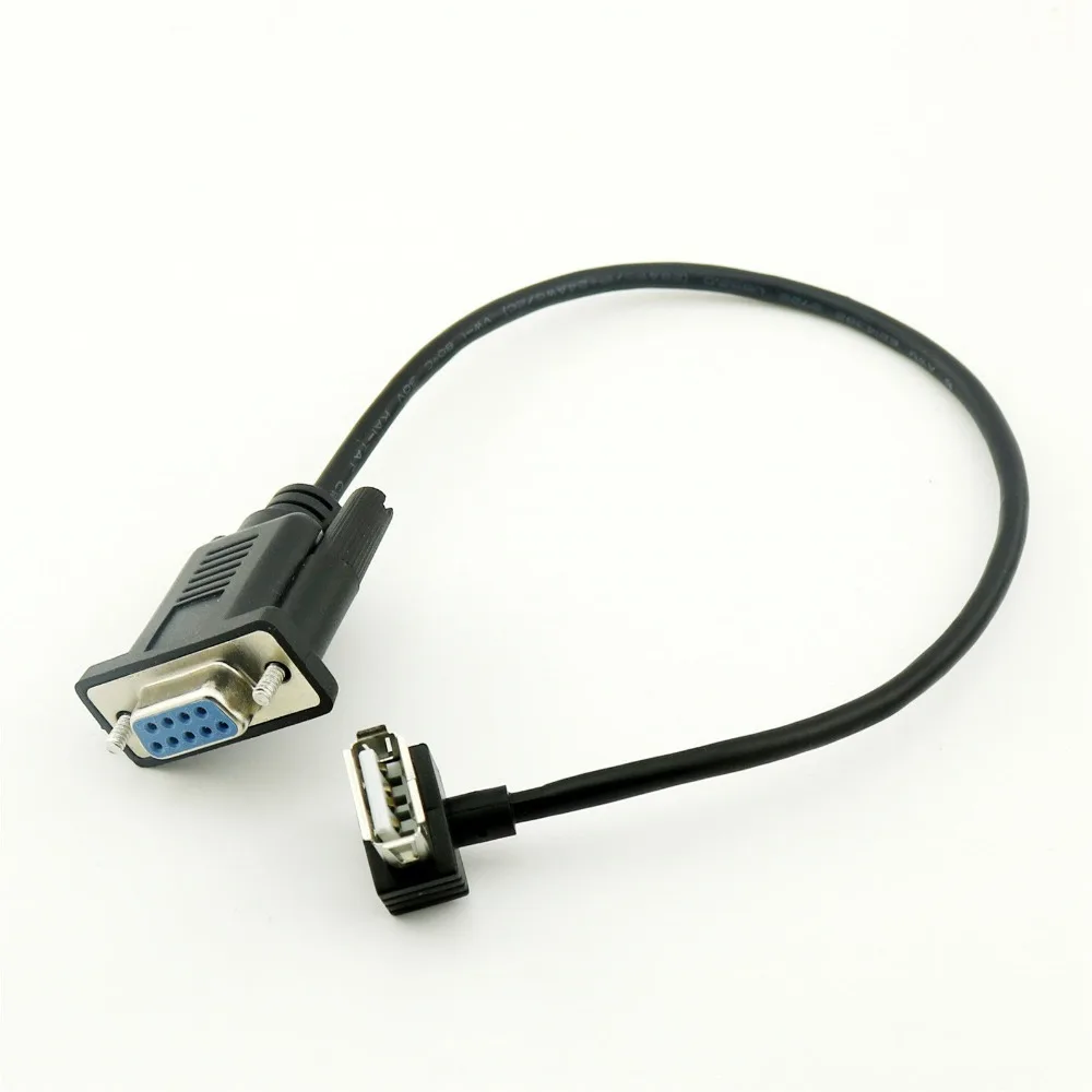 Последовательный кабель адаптер RS232 DB9 на USB 2 0 A конвертер 8 дюймов 25 см 1 шт.|db9 rs232|usb
