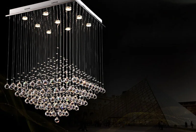 Современные хрустальные люстры светильники для столовой k9 подвесная линия