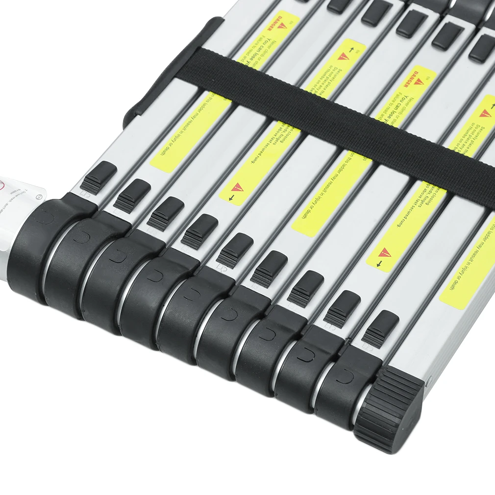 3.2m Multi-Purpose Alloy Aluminum Retractable Multifunctional Telescopic Single Straight Extension Extendable Ladder | Инструменты