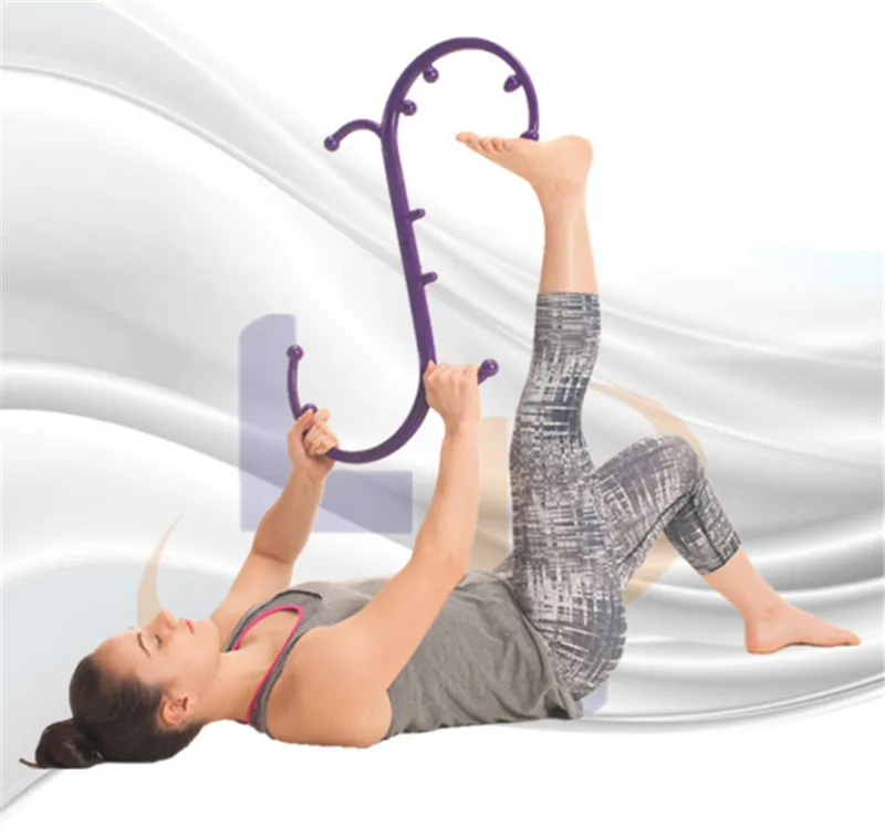 S образный самомассажный инструмент 10 ручек съемный многофункциональный