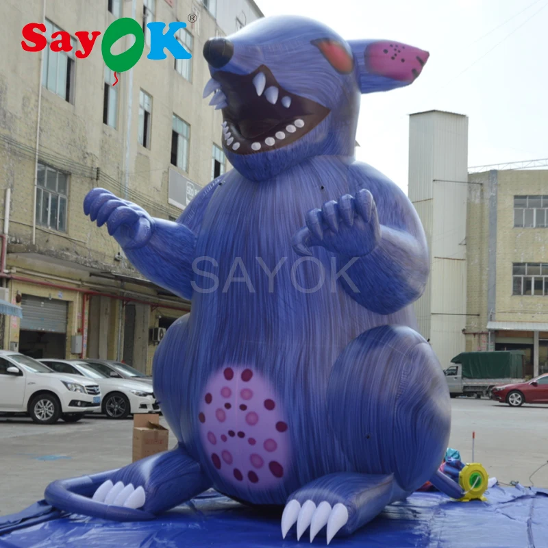 

Customized giant inflatable rat inflatable mouse for event 4.5m(14.8ft) Tall