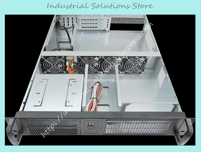 

New 2U550MM Chassis Monitor Support 19 Inch Rack Industrial Computer Server Case