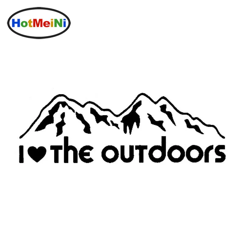 Стайлинг автомобиля HotMeiNi I Love The outdoor охота пеший туризм рыбалка альпинизм
