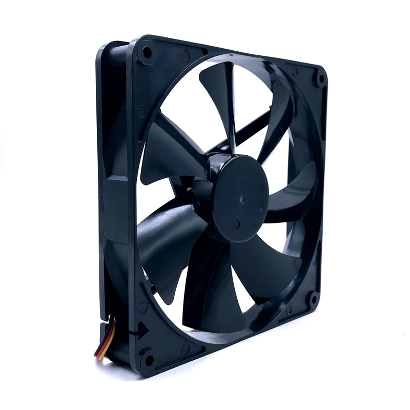 140mm вентилятор DF1402512SEDN DC 12V 0.06A рукав 3-контактный 140x140x25 мм pc чехол Сервер вентилятор охлаждения 1050 об/мин