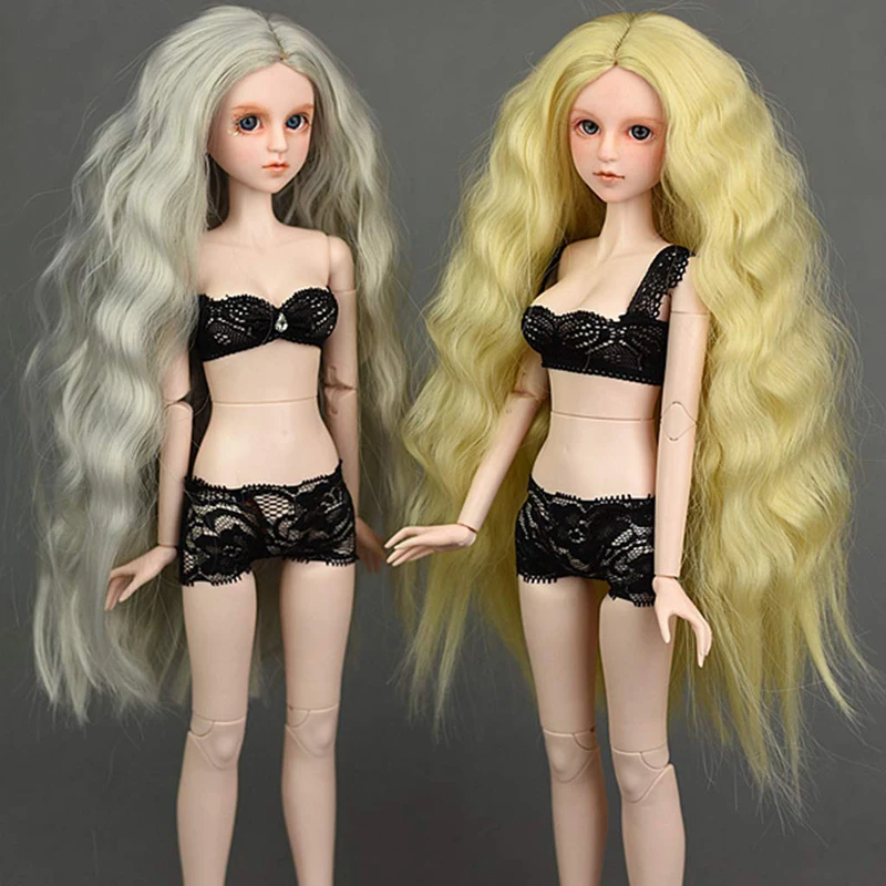 2 комплекта белых кружевных топов и подтяжек нижнее белье для 1/4 BJD SD Xinyi 45 50 см
