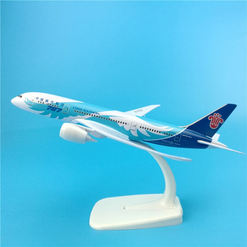 20 см B787 China South Airlines модель самолета из сплава Боинг 787 металлический самолет