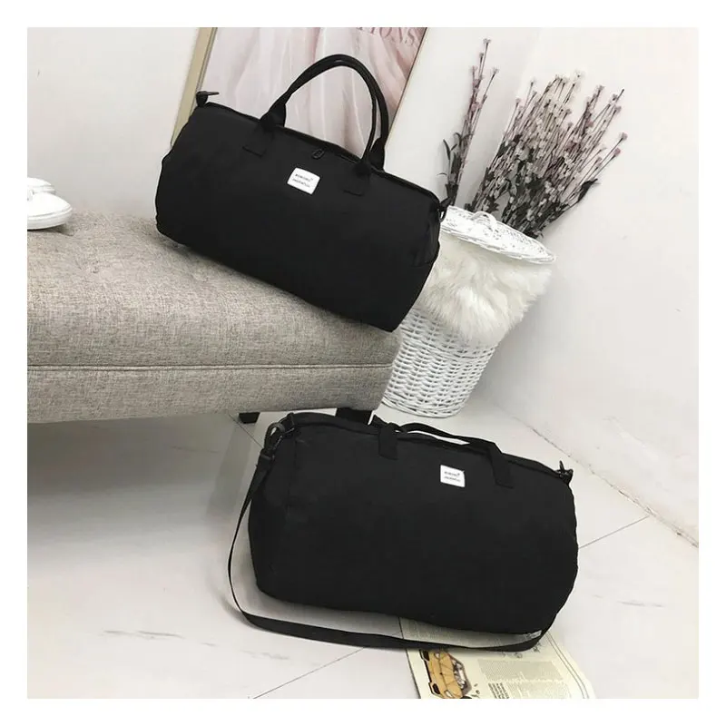 Wobag Новая Женская дорожная сумка через плечо Большая вместительная холщовая спортивная сумка Мужская и Женская дорожная сумка Bolsa De Viagem