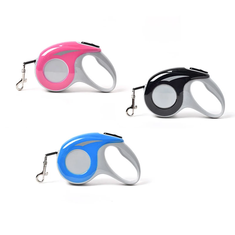 

3M/5M Retractable Dog Leash Nylon Durable For Small Medium Dogs Pet Supplies Reflective Leash Running