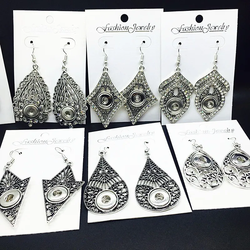 Женские серьги клипсы 12 мм в ретро стиле модные популярные подвески сделай сам 8