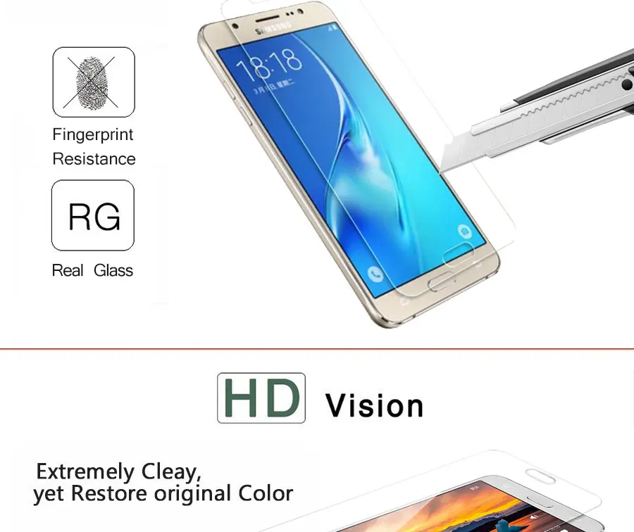 Защитное стекло для samsung Galaxy J3 J5 J7 A3 A5 A7 A6 A8 Plus закаленное защитное стекло для экрана