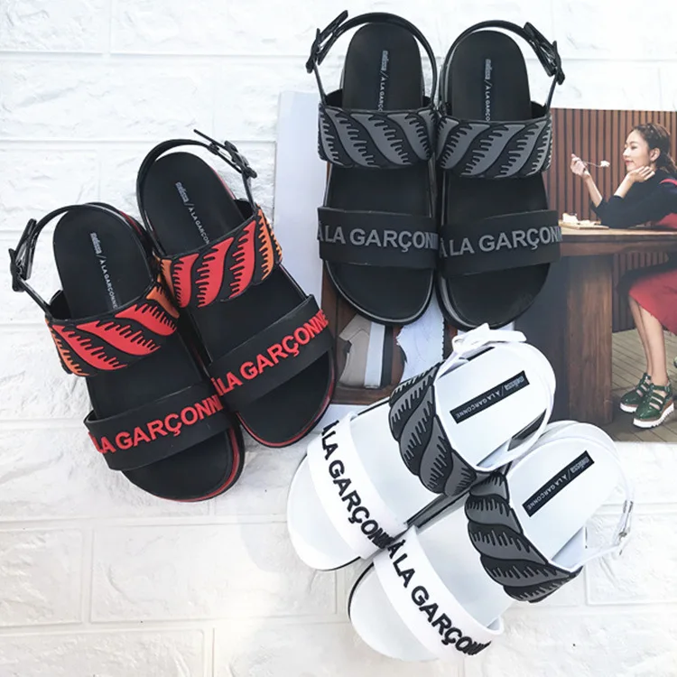 Мини Мелисса женские прозрачные сандалии 2019 Босоножки высокое качество