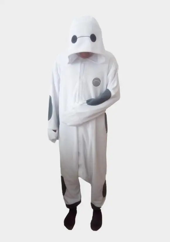 Аниме большой герой 6 пухлые Baymax симпатичные взрослых Косплэй Onesie + Прихватки для