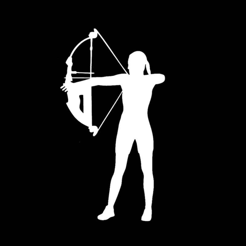 QYPF 8 2*15 1 см интересный женский лук Hunter Archer Декор автомобильный бампер силуэт