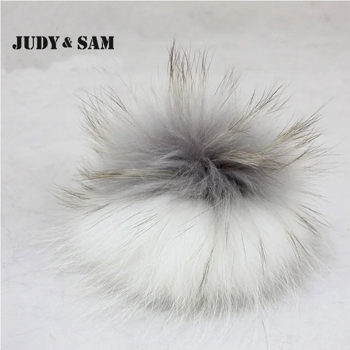 Новый 2016 2 мелодии подлинная енота помпонное для шляп и шапки красочные бал с