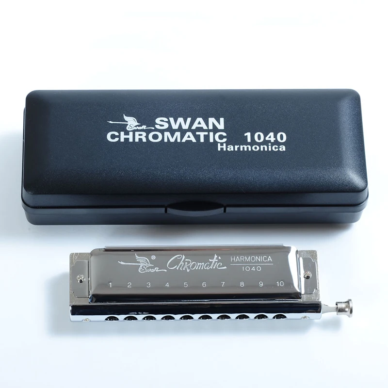 SWAN SW1040 C Key 10 отверстий 40 тон Хроматическая гармоника 1040 Harp|chromatic harmonica|chromatic harpharmonica