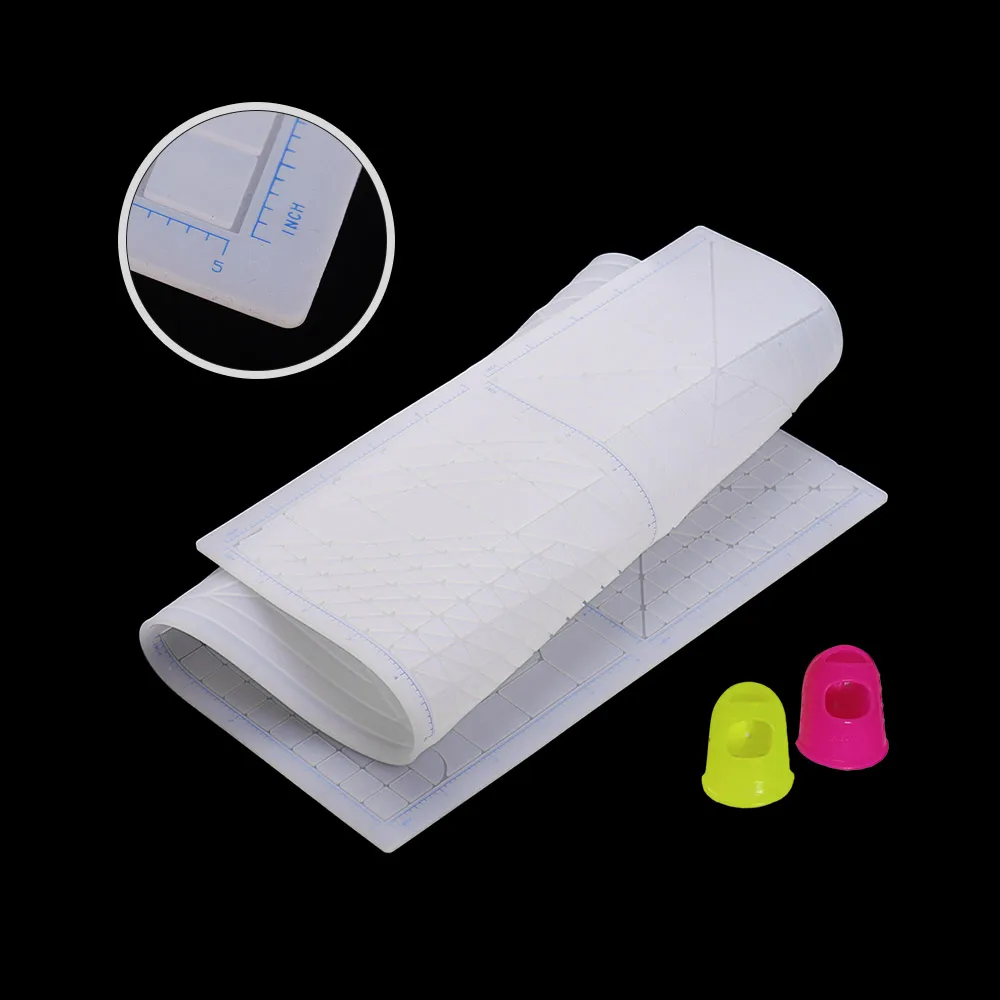 Multi Purpose 3D Printing Pen Template Soft Silicone Mat Drawing Templates Copy Board with Fingerstalls | Компьютеры и офис