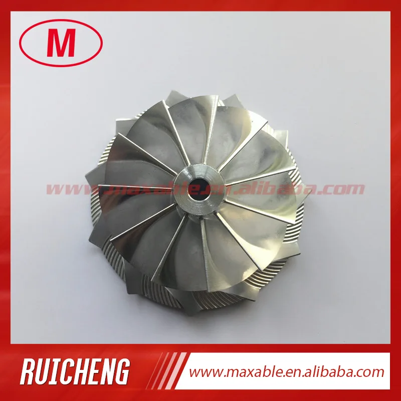 TD04HL 19T 49189-X 46.02/58.00mm 11+0 blades turbocharger billet/milling/aluminum 2618 compressor wheel | Автомобили и мотоциклы